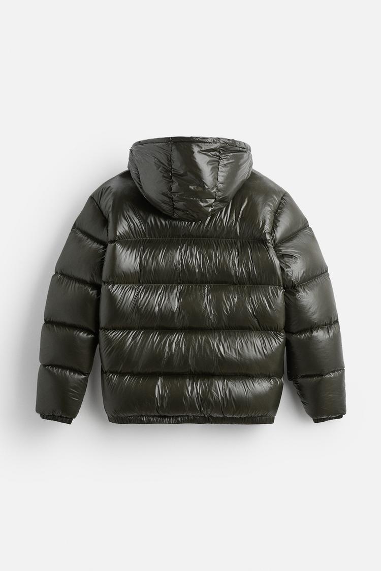 Herren Pufferjacke | gesteppte Fläche mit gerader Linienführung