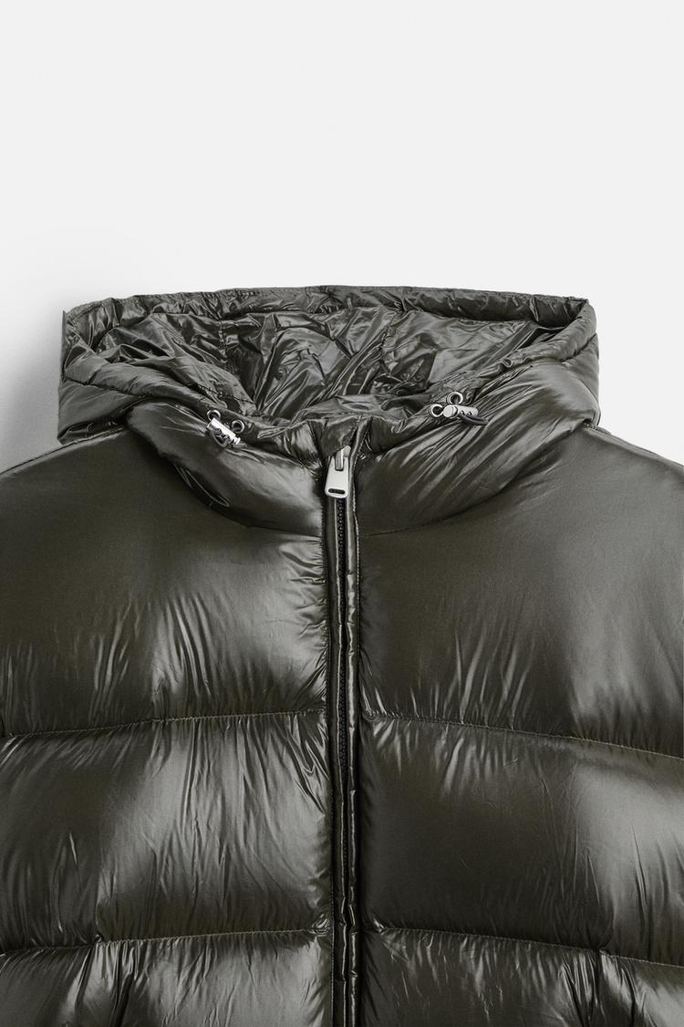 Herren Pufferjacke | gesteppte Fläche mit gerader Linienführung
