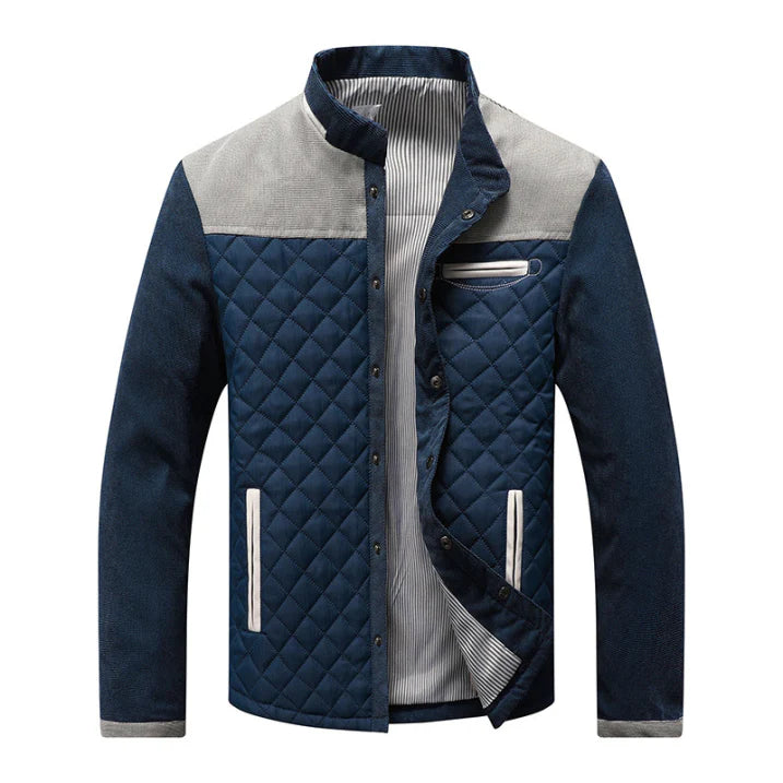 Herren Steppjacke | kompakter Schnitt mit geschlossener Front