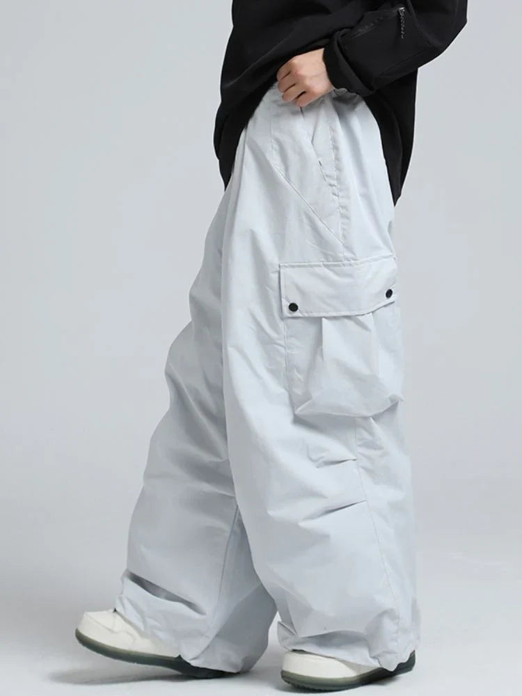 Unisex Hose | baggy Passform mit hohem Bund und Cargotaschen
