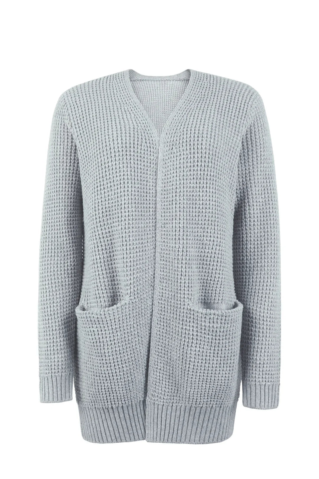 Damen Strickjacke | lange Ausführung mit offener Vorderseite