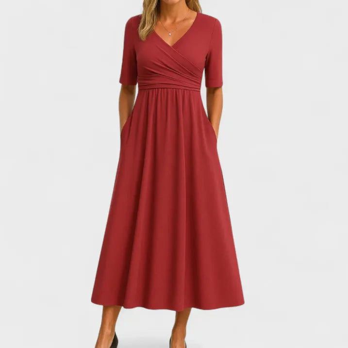 Midikleid Damen | Schlichte Form mit mittellanger Länge