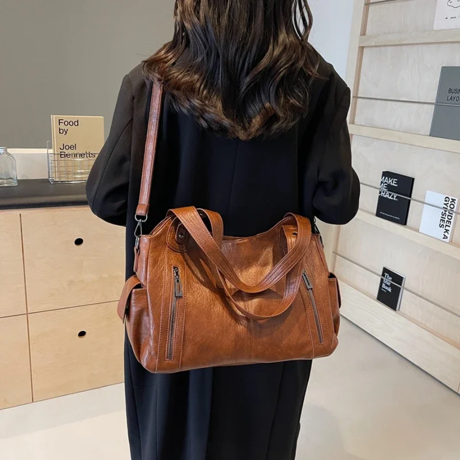 Damen Tasche | Schultertaschen-Form mit verstellbarem Riemen