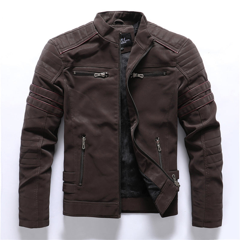 Herren Motorradjacke | Reißverschluss und funktionale Ausführung