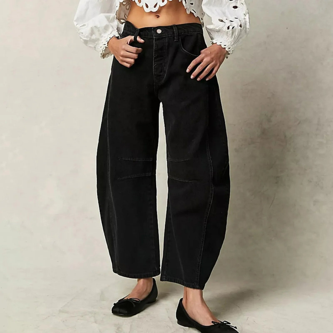 Damen Jeans | Gerade Form mit funktionalem Bundaufbau