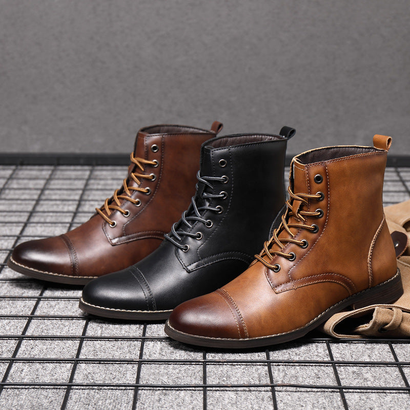 Stiefel Herren | Klassische Form mit Einheitlicher Sohle