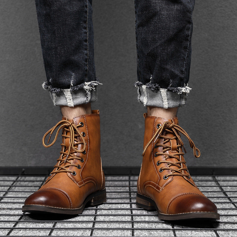 Stiefel Herren | Klassische Form mit Einheitlicher Sohle