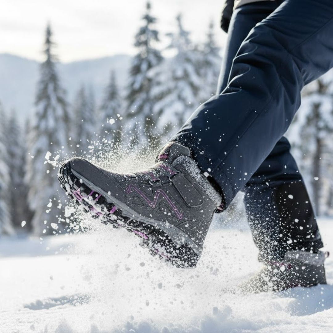 Damen Winterstiefel | knöchelhohe Ausführung mit Profilsohle