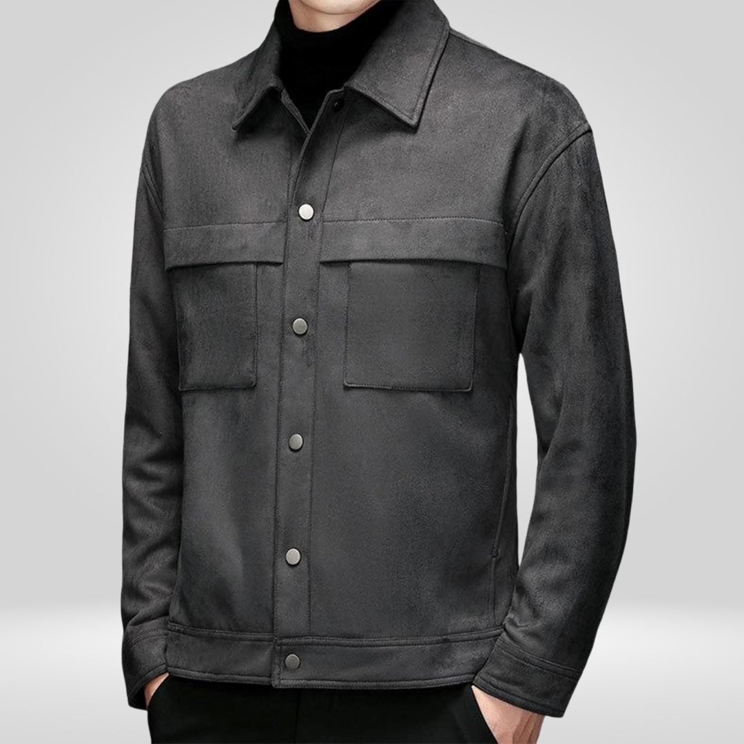 Jacke Herren | Utility-Form Funktionstaschen Gerader Schnitt