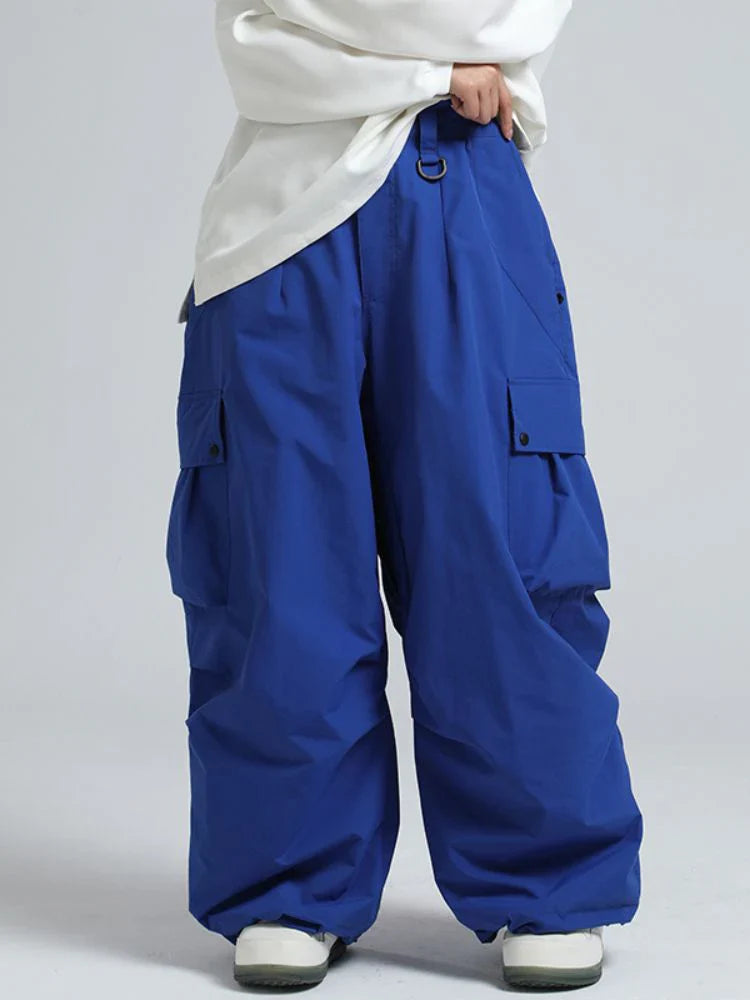 Unisex Hose | baggy Passform mit hohem Bund und Cargotaschen