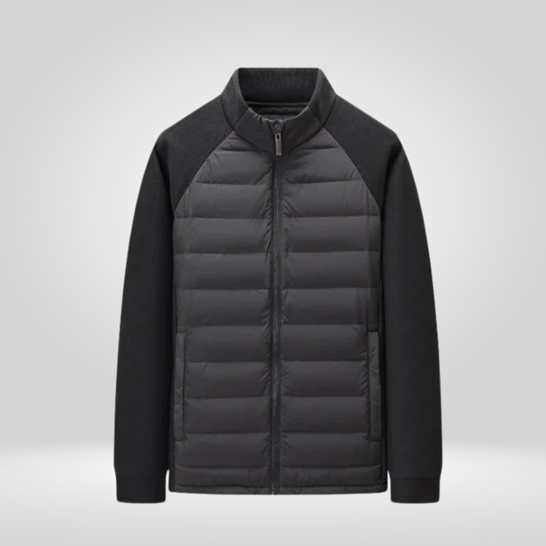 Jacke Herren | Stehkragen Wasserabweisend Gerade Form