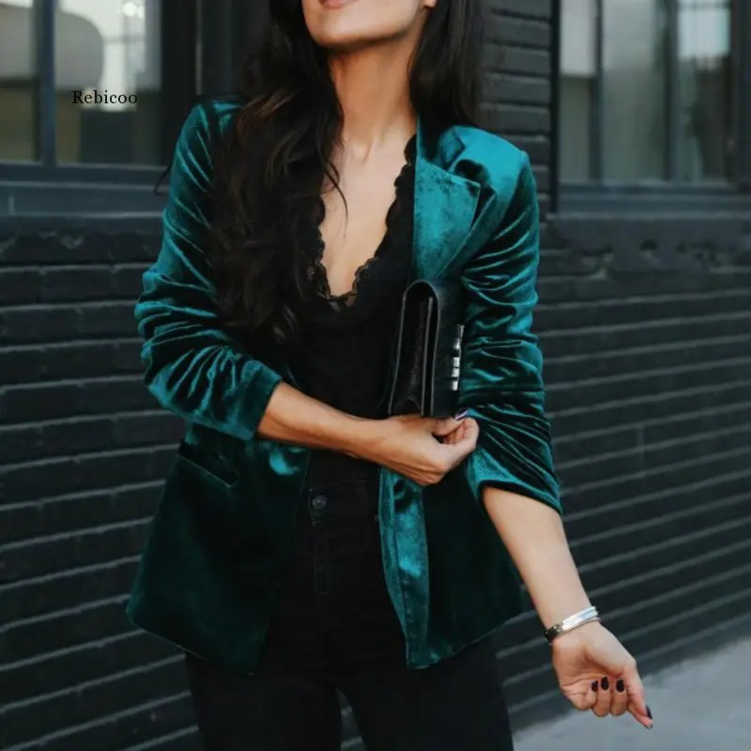 Damen Blazer | klare Form mit langen Ärmeln