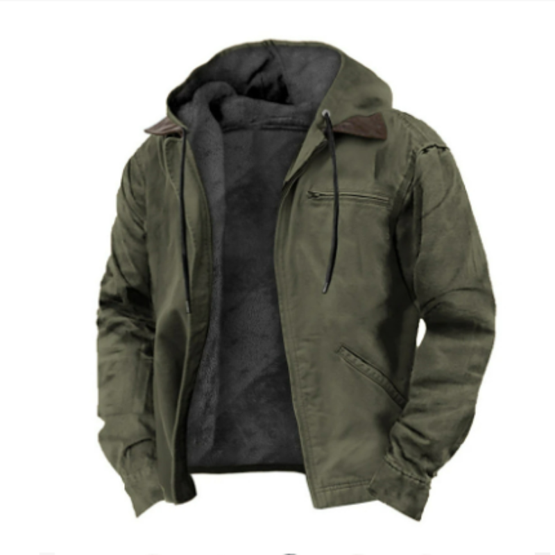 Herren Kapuzenjacke | Klassische Ausführung mit Frontverschluss