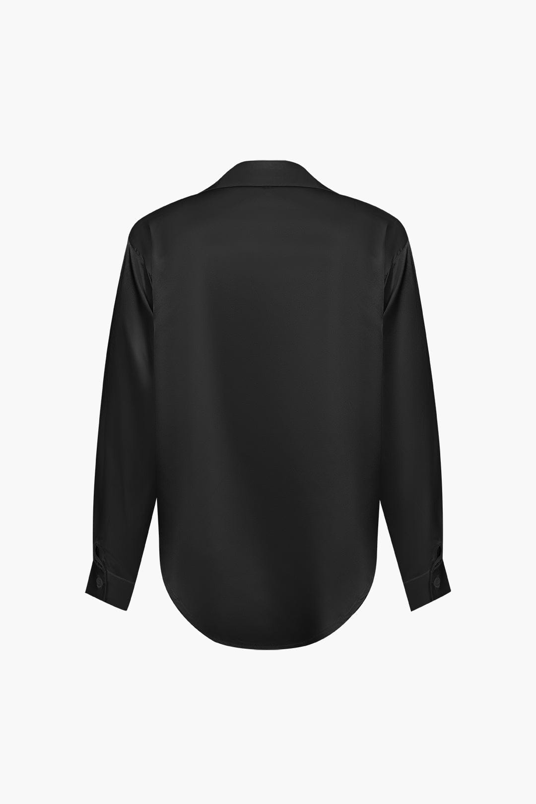 Damen Bluse | Langarm mit Kragen und Frontbindung