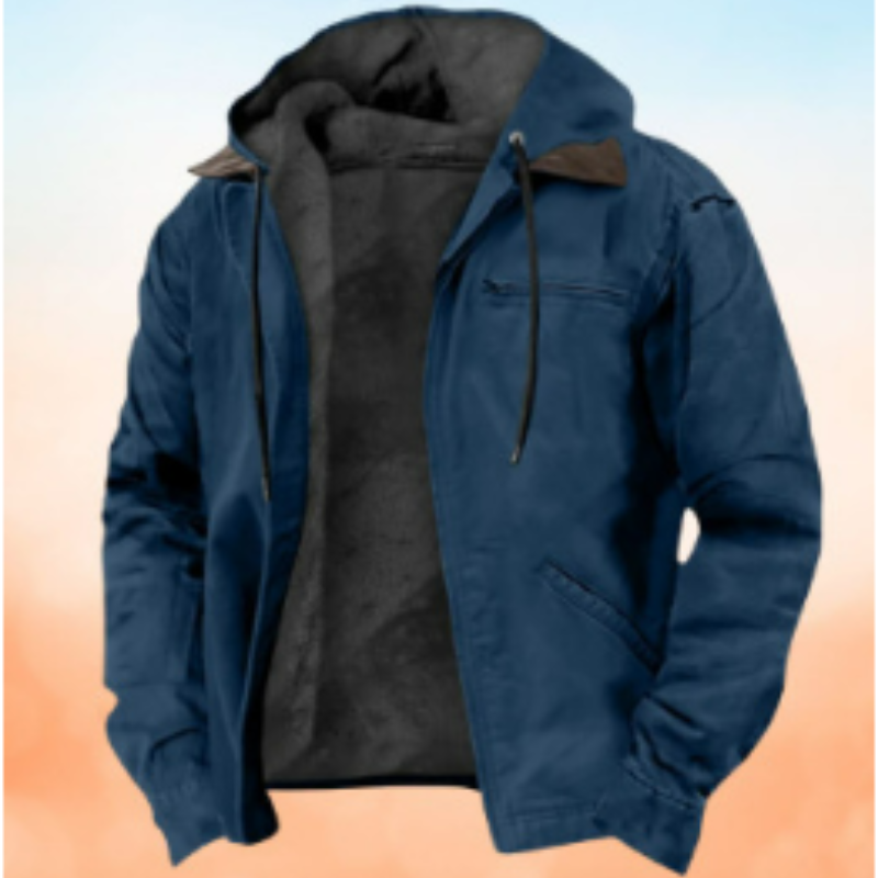 Herren Kapuzenjacke | Klassische Ausführung mit Frontverschluss