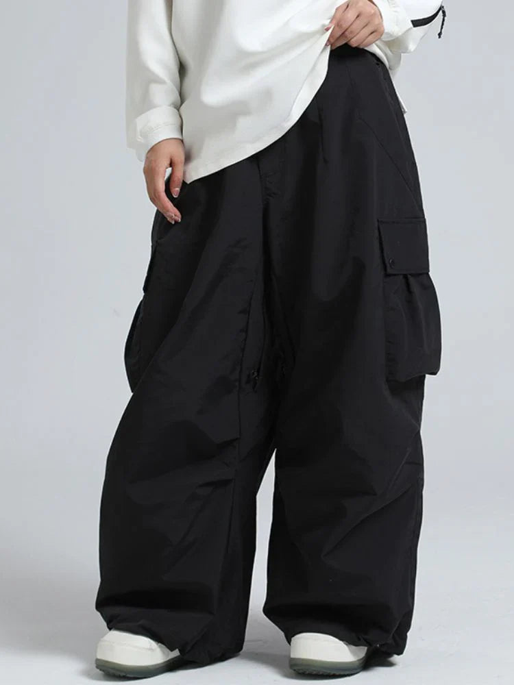 Unisex Hose | baggy Passform mit hohem Bund und Cargotaschen