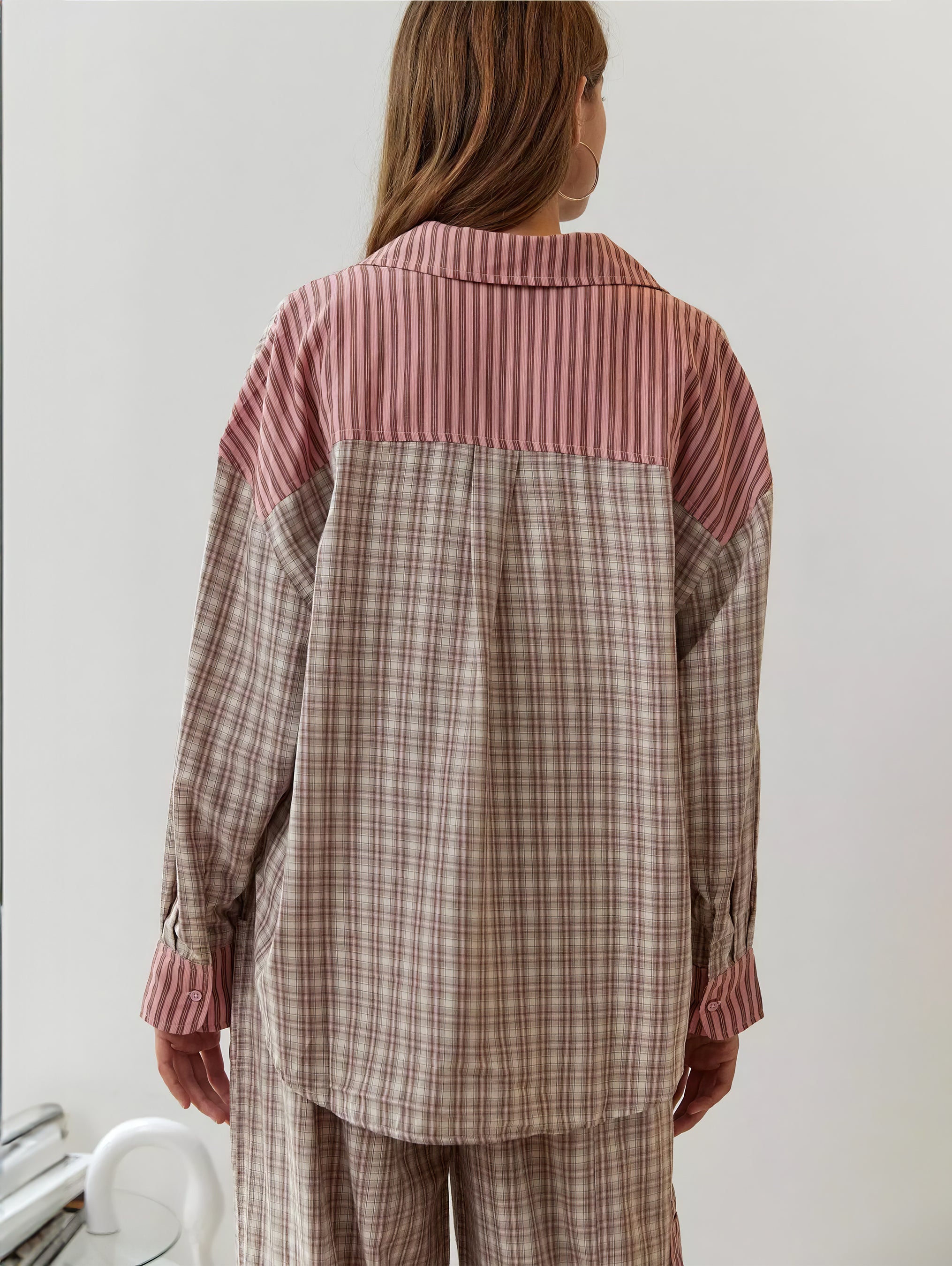 Set Damen | Zweiteiliges Nachtwäsche-Set mit glatter Form