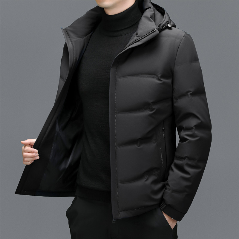 Herren Jacke Stepp | Kapuze und verschlossener Frontbereich