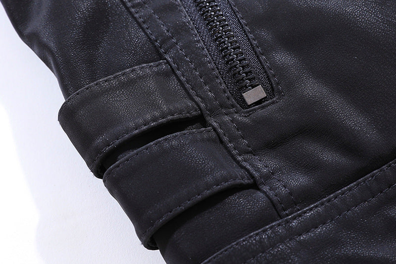 Herren Motorradjacke | Reißverschluss und funktionale Ausführung