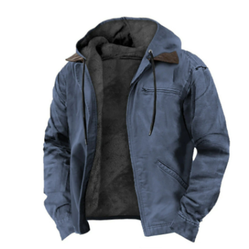 Herren Kapuzenjacke | Klassische Ausführung mit Frontverschluss
