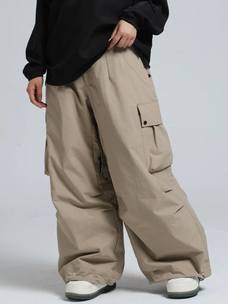 Unisex Hose | baggy Passform mit hohem Bund und Cargotaschen