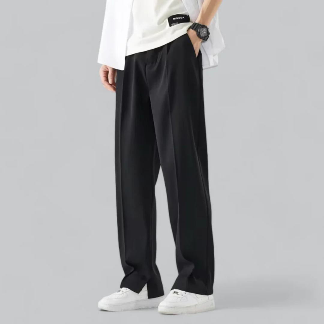 Herren Hose Weit | locker geschnittene Form mit weitem Bein