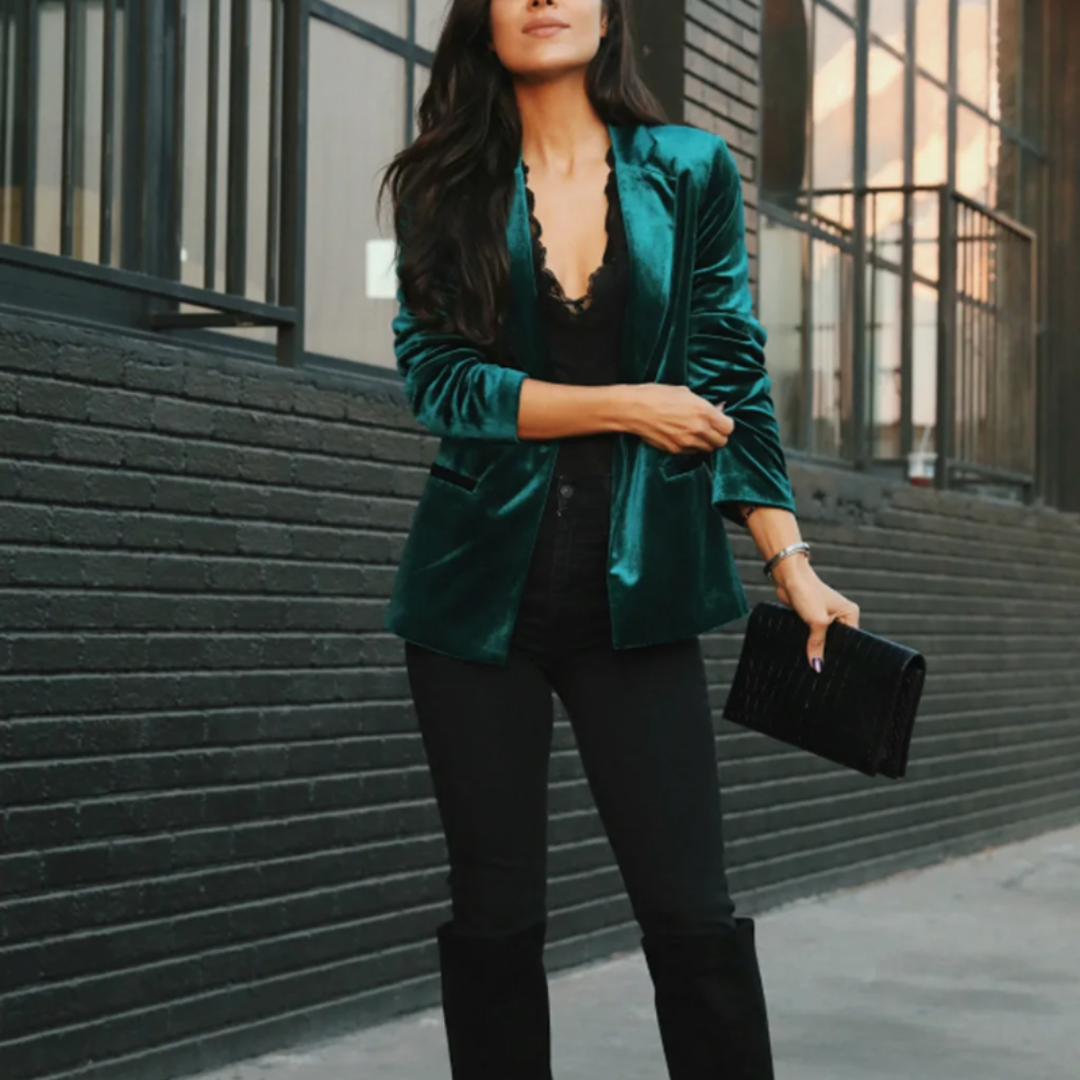 Damen Blazer | klare Form mit langen Ärmeln