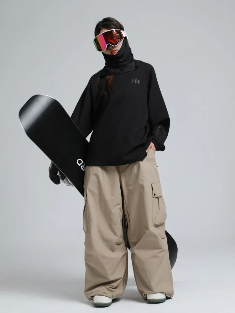 Unisex Hose | baggy Passform mit hohem Bund und Cargotaschen