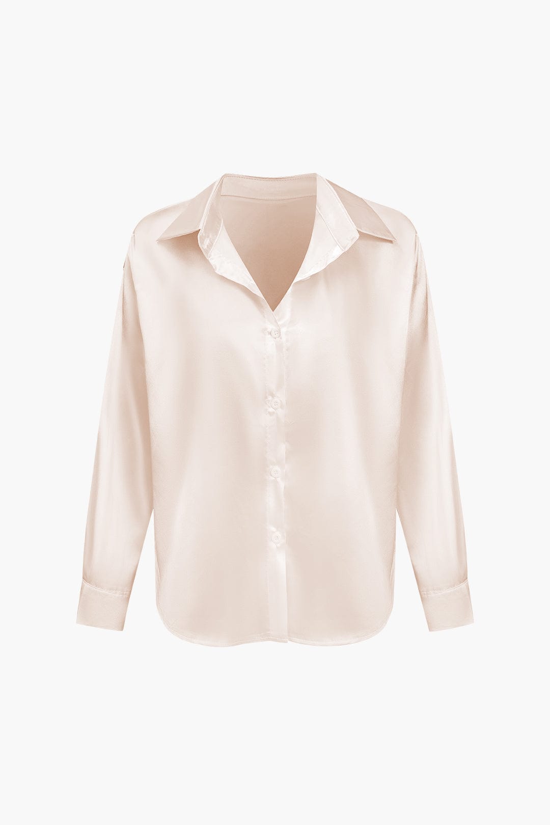 Damen Bluse | Langarm mit Kragen und Frontbindung