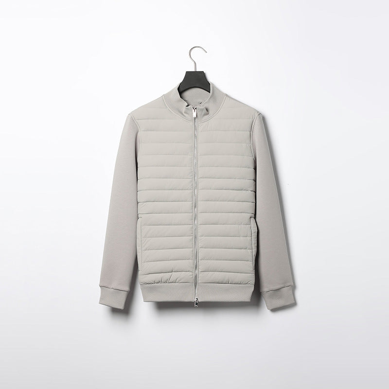 Herren Steppjacke | Stehkragen und elastische Ärmelabschlüsse