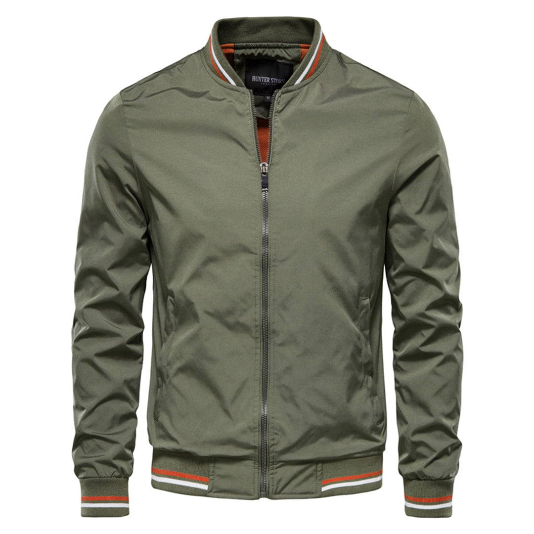 Jacke Herren | Reißverschluss mit Rippbündchen