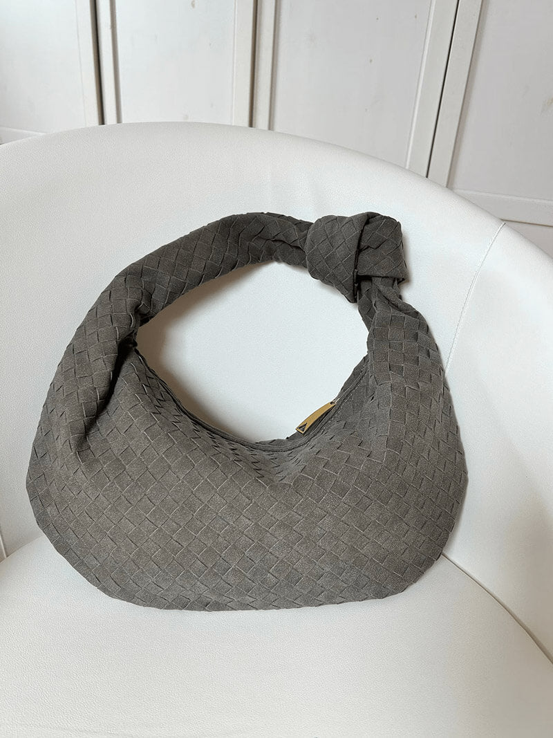 Handtasche Damen | Geflochtene Struktur mit Knotengriff