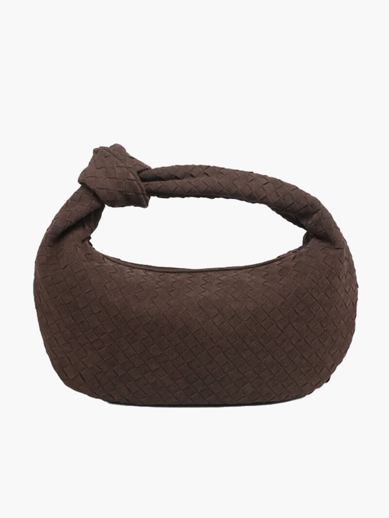 Handtasche Damen | Geflochtene Struktur mit Knotengriff