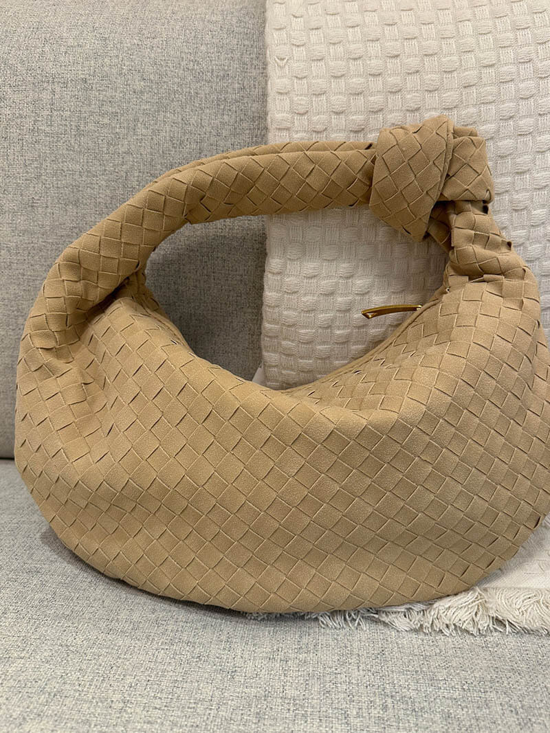 Handtasche Damen | Geflochtene Struktur mit Knotengriff