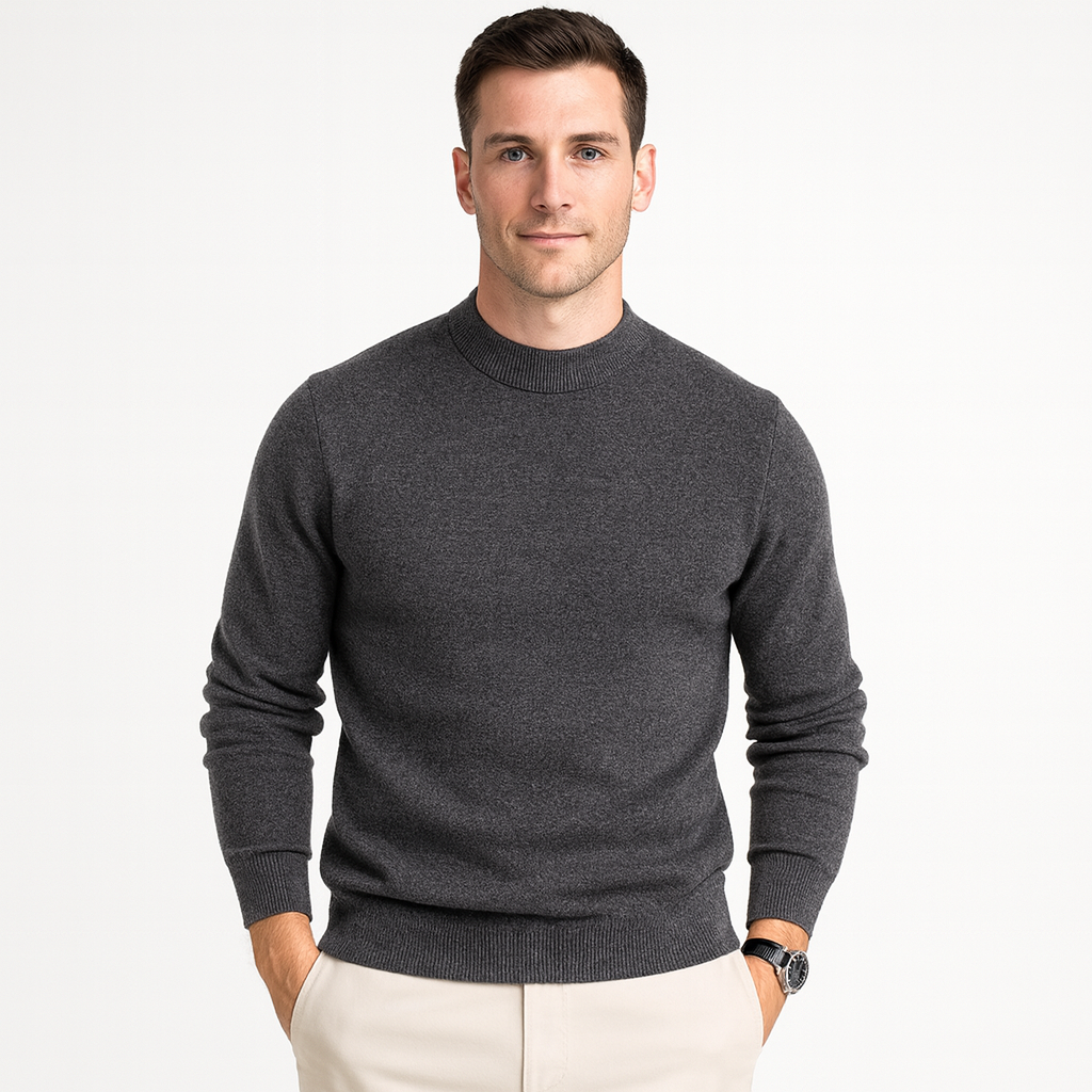 Pullover Herren | Langarm Normalschnitt Gerade Form