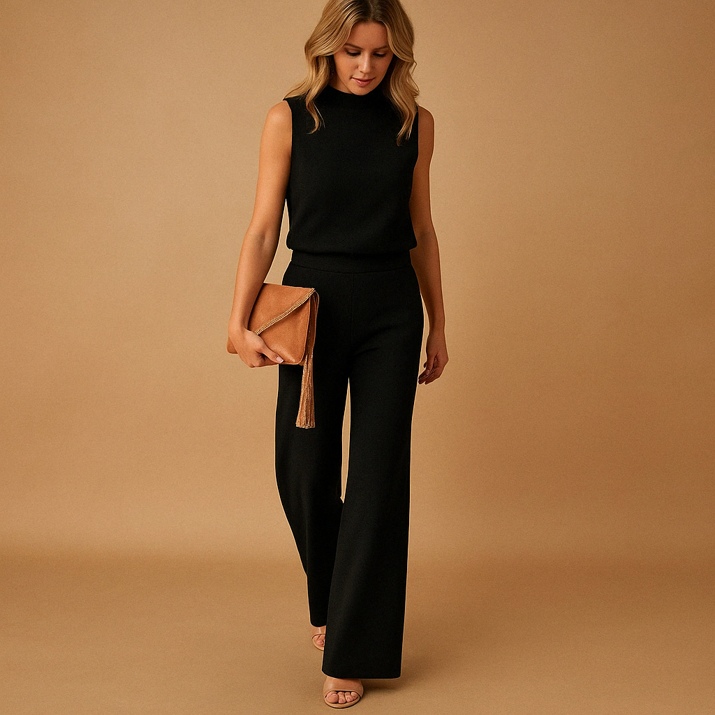 Overall Damen | Rundhals mit weitem Bein