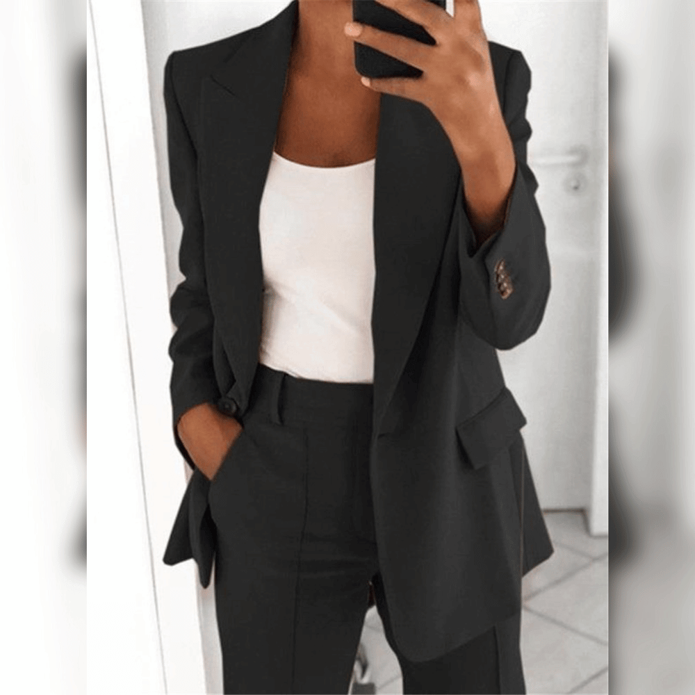 Damen Anzug Set | Zweiteilig mit Blazer und Hose