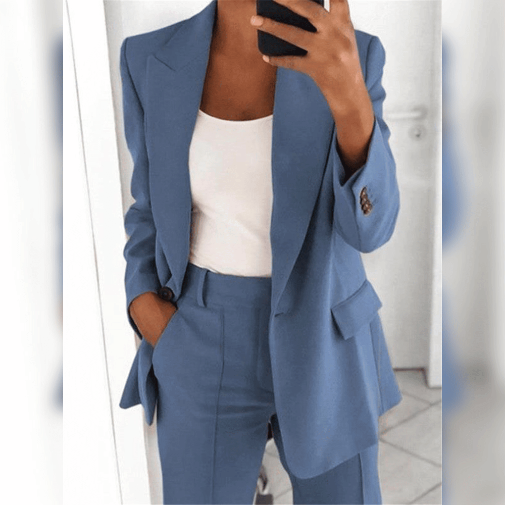 Damen Anzug Set | Zweiteilig mit Blazer und Hose