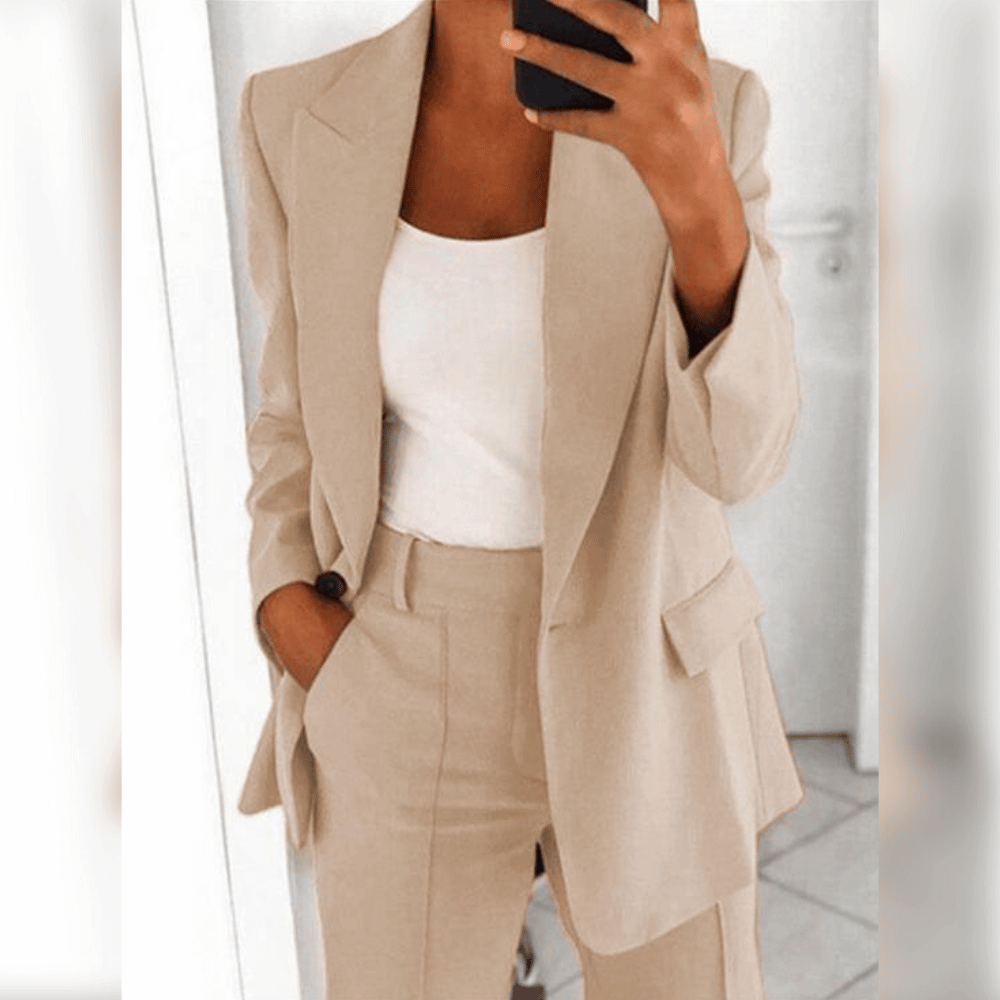Damen Anzug Set | Zweiteilig mit Blazer und Hose