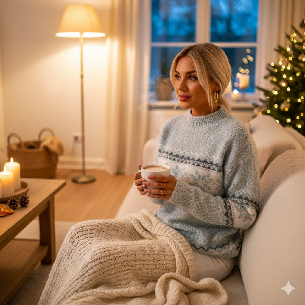 Pullover Damen | Gerader Schnitt mit Runder Halsöffnung