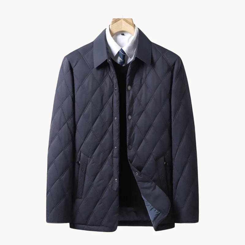 Herren Steppjacke | klassisch strukturierte Winterjacke