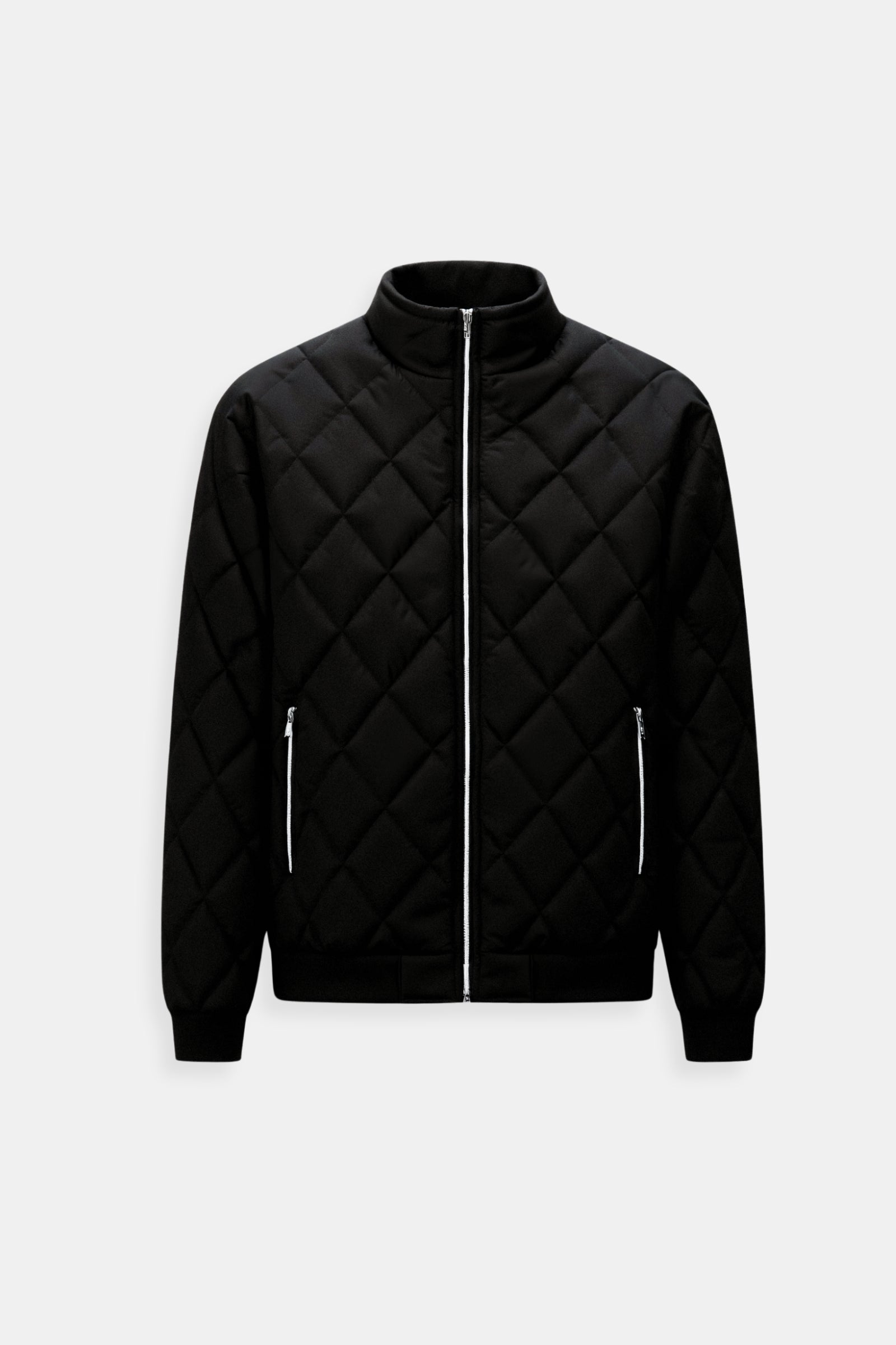 Herren Steppjacke | verlängerte Form mit durchgehendem Saumabschluss