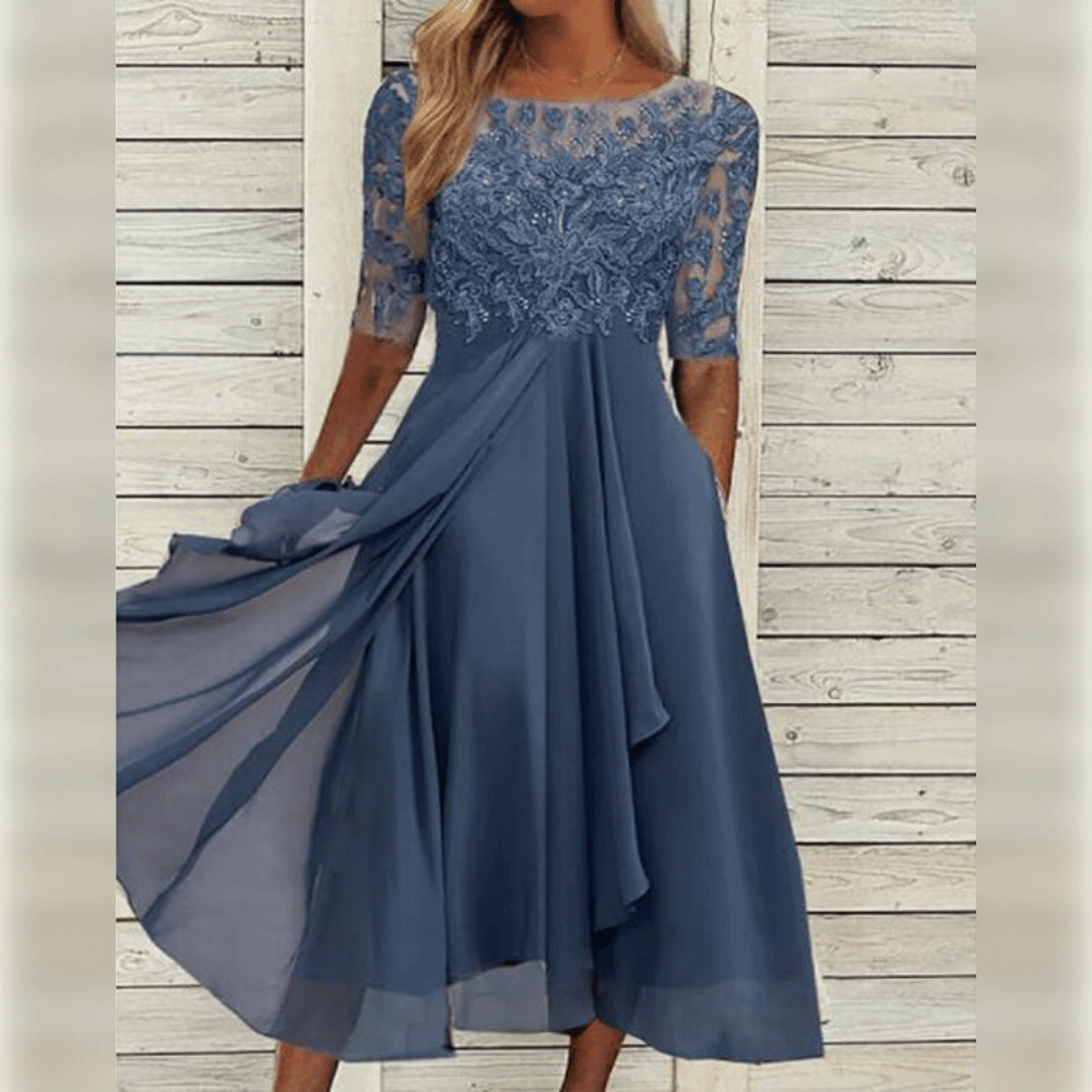 Damenkleid | Midi-Ausführung für Hochzeitsgäste