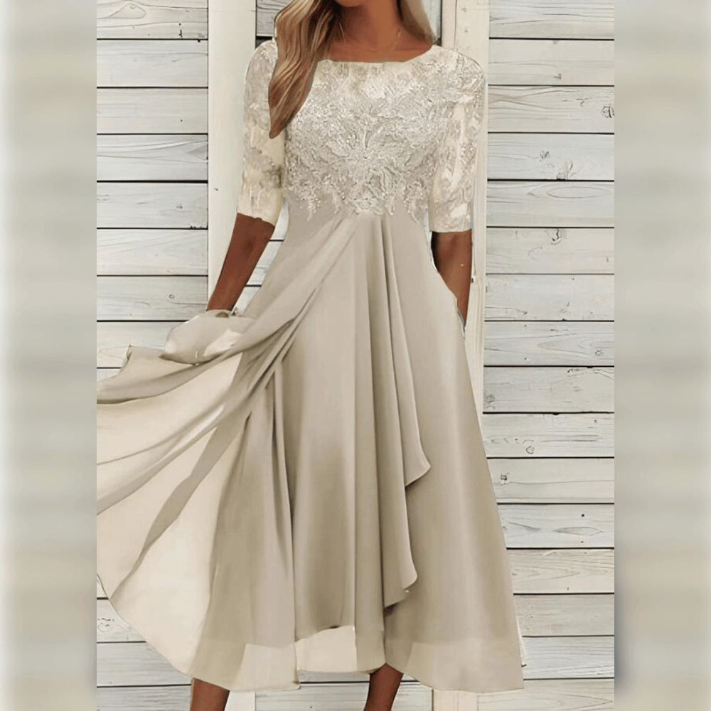 Damenkleid | Midi-Ausführung für Hochzeitsgäste
