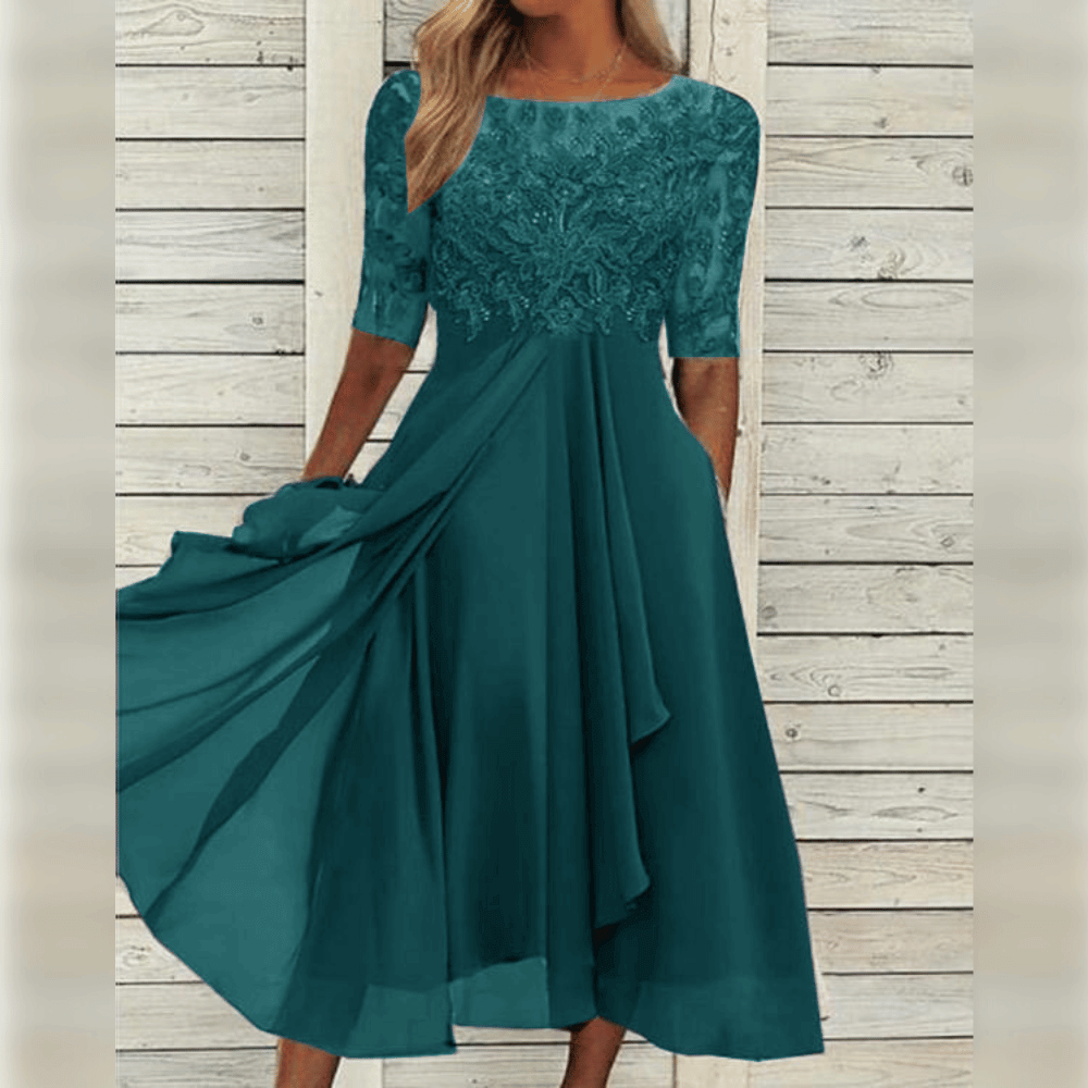 Damenkleid | Midi-Ausführung für Hochzeitsgäste
