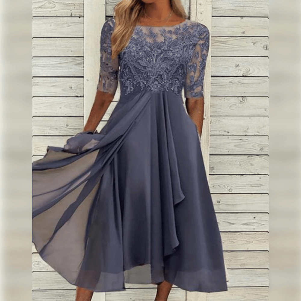 Damenkleid | Midi-Ausführung für Hochzeitsgäste