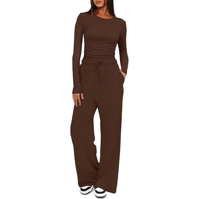 Damen Freizeit-Set | Zweiteiliges Oberteil und Hose