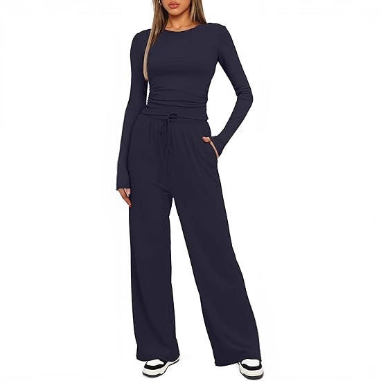 Damen Freizeit-Set | Zweiteiliges Oberteil und Hose