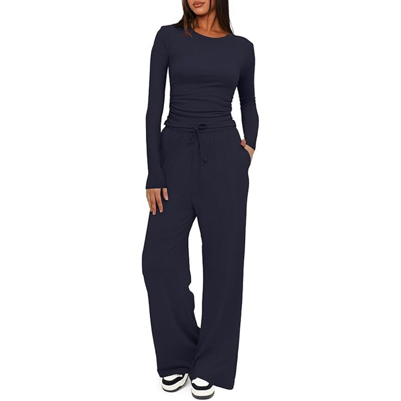 Damen Freizeit-Set | Zweiteiliges Oberteil und Hose
