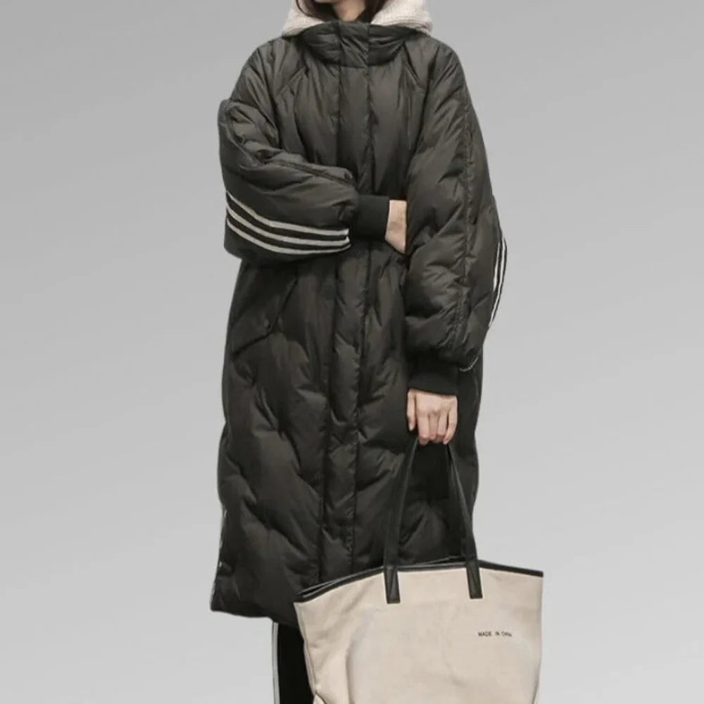 Damen Jacke Stepp | lang mit gerader Linienführung